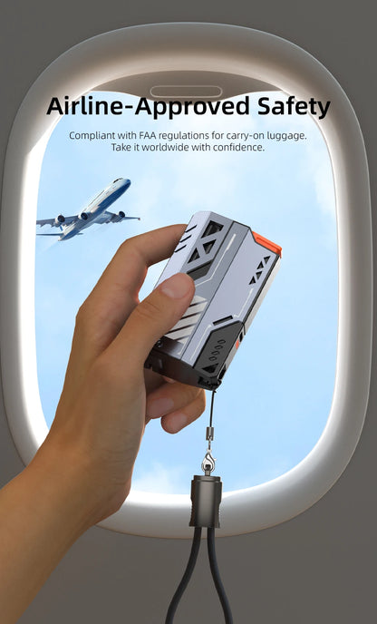 VYVYLABS 30000mAh banco de energía CCC desmontable cargador rápido 22,5 W cargador portátil inalámbrico 21700 PowerBank para batería de repuesto iP 17