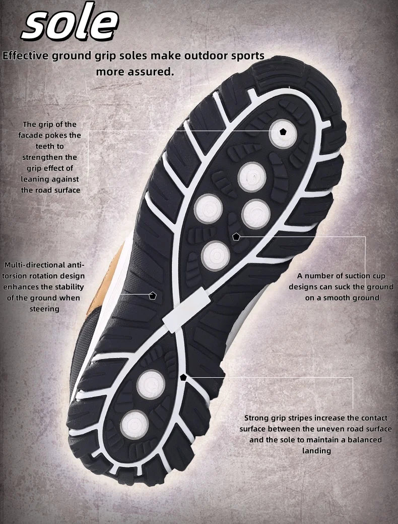 Modelos de otoño e invierno, zapatos de senderismo impermeables para hombres, zapatos deportivos de cuero PU para exteriores, resistentes al desgaste, para caminar, tácticos