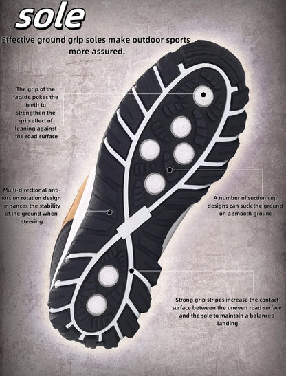 Modelos de otoño e invierno, zapatos de senderismo impermeables para hombres, zapatos deportivos de cuero PU para exteriores, resistentes al desgaste, para caminar, tácticos