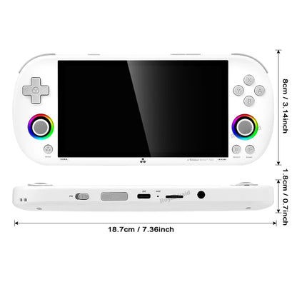 Consola de juegos portátil Trimui Smart Pro, 128G, 256G, pantalla IPS de 4,96 pulgadas, sistema Linux, Joystick, iluminación RGB, reproductor de videojuegos Retro, nuevo