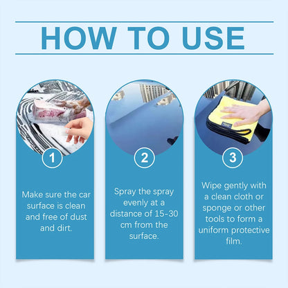 Spray de mantenimiento de abrillantado de coche de secado rápido, 1-5 uds., 120ML, revestimiento cerámico, capa hidrofóbica de revestimiento automático para abrillantado de coches