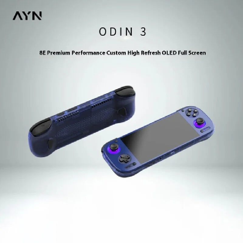 Consola de juegos AYN Odin 3, 6 pulgadas, 1080P, 120Hz, pantalla AMOLED, consola de juegos de 8000mAh, Joystick de efecto Hall/disparador, consolas de juegos portátiles