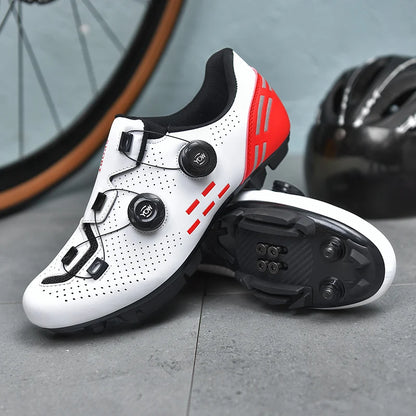 Nuevas zapatillas de ciclismo para hombre, zapatillas de ciclismo de carretera unisex, zapatillas antideslizantes para bicicleta de montaña, carreras, al aire libre, zapatillas de bicicleta de montaña para mujer
