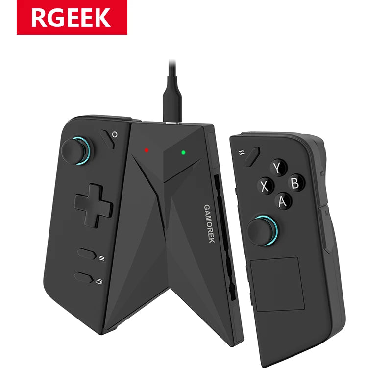 Controlador RGEEK, base de carga, soporte de Clip de agarre para conector de mango Legion Go, diseño ergonómico de curvatura, Reduce la fatiga de las manos