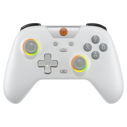 EasySMX X05 Gamepad inalámbrico Controlador de juegos Bluetooth Compatible con PC/teléfono/interruptor/Gamer de vapor, luz RGB, efecto Hall