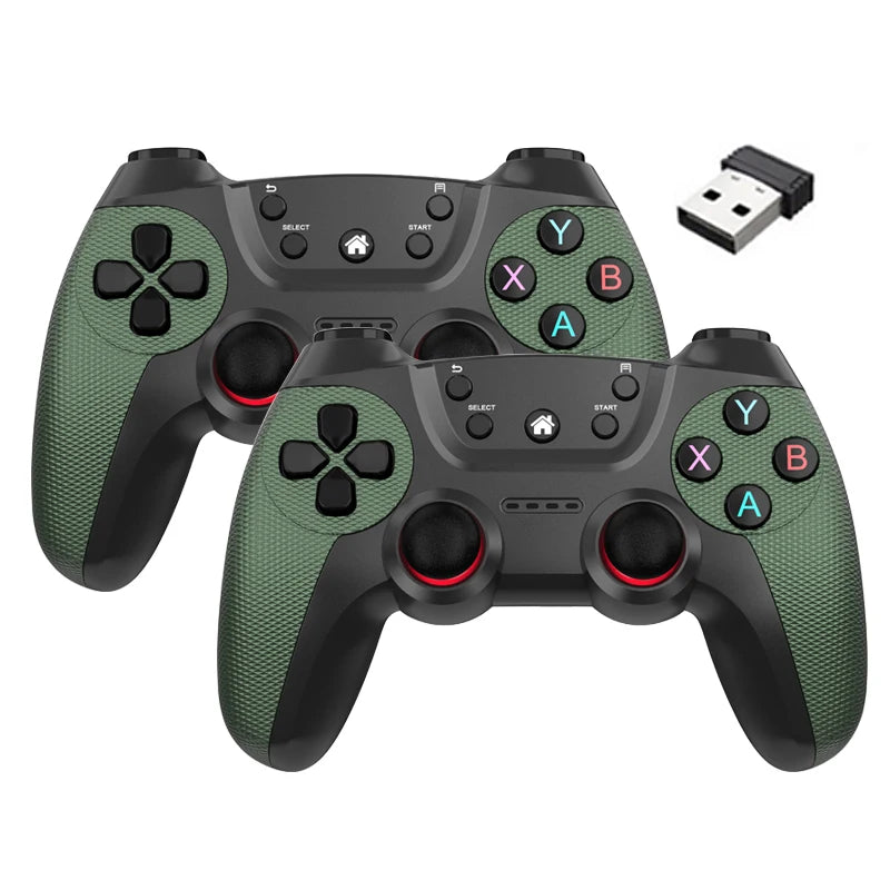 Controlador de juego doble inalámbrico de alta calidad, 2,4G, para M8/GD10/G11 Pro/X2, Joystick para teléfono Linux/Android