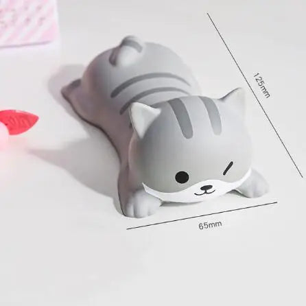 Nuevo soporte bonito para reposamuñecas para alfombrilla de ratón, reposabrazos para ordenador portátil, escritorio, ergonómico, Kawaii, juguetes blandos de elevación lenta
