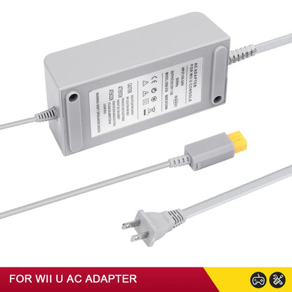 Nuevo para Nintendo Wii U WiiU juego Consol adaptador 100-240V 15V 5A fuente de alimentación de pared para el hogar adaptador de cargador de CA enchufe UE EE. UU. de alta calidad