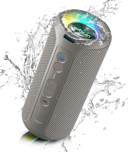 Altavoces Bluetooth Ortizan 40W altavoz inalámbrico portátil para exteriores con graves mejorados 30 horas IP7 altavoz de ducha impermeable Bluetooth 5,3