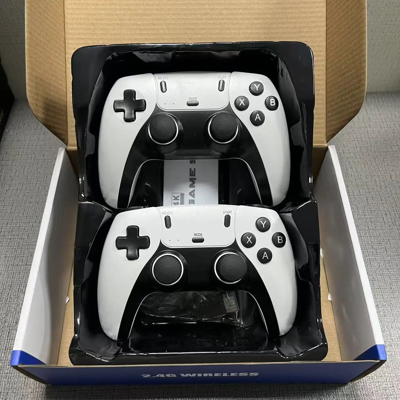 128G Game Stick M15 4K Video TV consola de juegos Gamepads inalámbricos Videojuego 64G 40000 +/50000 + juegos Arcade clásicos HD dos jugadores
