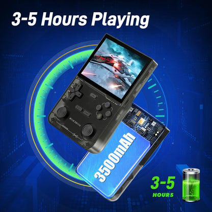 Consola de juegos portátil GAMINJA K36 con pantalla IPS de 3,5 pulgadas, memoria de 64GB, juegos clásicos, consola de juegos portátil de código abierto