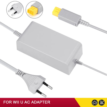 Nuevo para Nintendo Wii U WiiU juego Consol adaptador 100-240V 15V 5A fuente de alimentación de pared para el hogar adaptador de cargador de CA enchufe UE EE. UU. de alta calidad