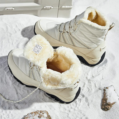 XIANG GUAN-zapatos de senderismo para hombre y mujer, botas de nieve impermeables, botas tácticas de escalada, deportes al aire libre, caza, Trekking, zapatillas Casuales