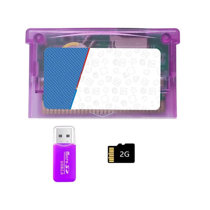 REMANK GBA Flash Mini Flash GBA carrito para SP GBM IDS NDS NDSL GBA SP 2GB SD adaptador accesorios de juego