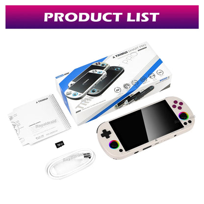 Consola de juegos portátil Trimui Smart Pro, 128G, 256G, pantalla IPS de 4,96 pulgadas, sistema Linux, Joystick, iluminación RGB, reproductor de videojuegos Retro, nuevo