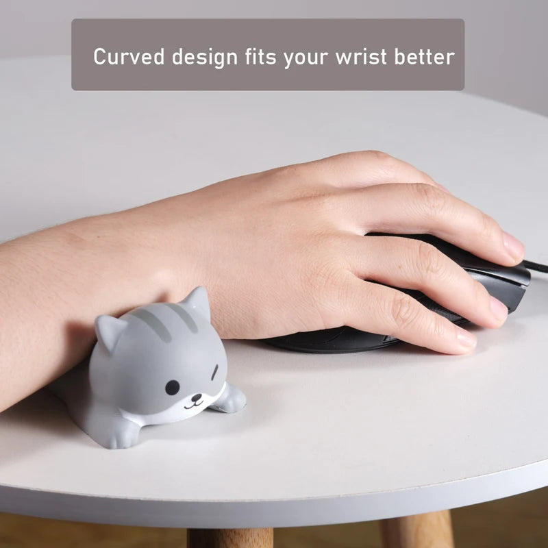 Nuevo soporte bonito para reposamuñecas para alfombrilla de ratón, reposabrazos para ordenador portátil, escritorio, ergonómico, Kawaii, juguetes blandos de elevación lenta