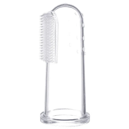 Cepillo de dientes súper suave para mascotas, cepillo para perros de peluche, herramienta para el cuidado de los dientes del sarro del mal aliento, limpieza de perros y gatos, suministros para mascotas de gel de sílice