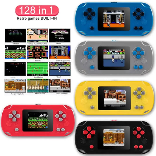 GAMINJA GC31 Retro portátil Mini consola de videojuegos portátil pantalla TFT a Color reproductor de juegos para niños juegos integrados de 8 bits