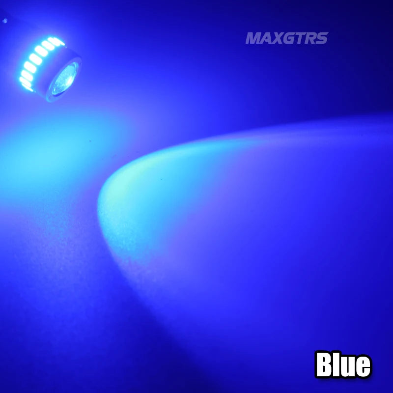 2 uds T10 W5W bombillas LED rojo Canbus 194 168 LED liquidación luz amarilla Interior del coche lectura puerta maletero lámpara de placa de matrícula 6500K