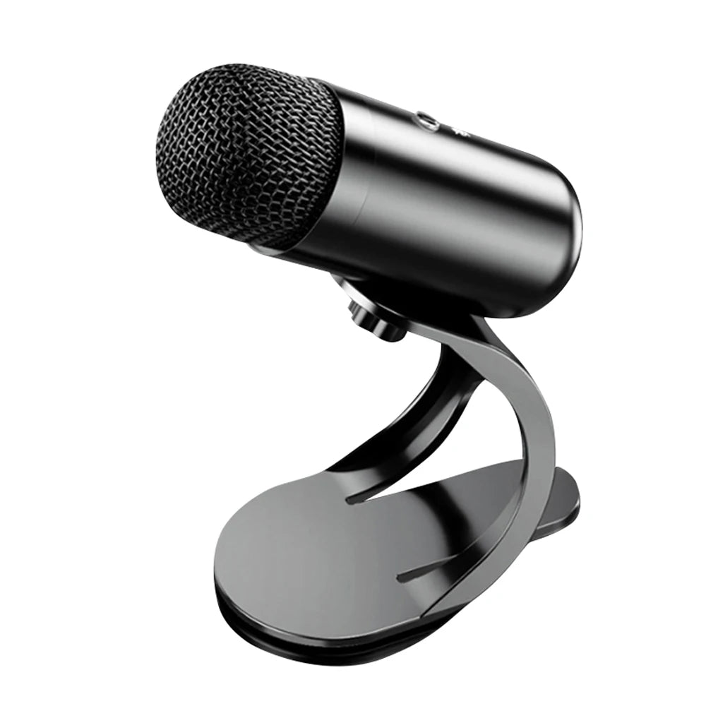 Micrófono de reducción de ruido de micrófono de PC de juego USB para podcasts de streaming, micrófono de escritorio capacitor de computadora RGB para videos de YouTube
