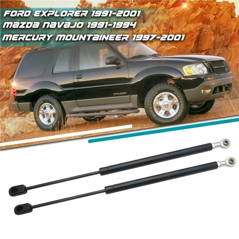 2 unids/set puerta trasera ventana puntales de Gas soporte elevadores para Ford Explorer 1991-2001 Mazda Navajo 1991-1994 accesorios de coche