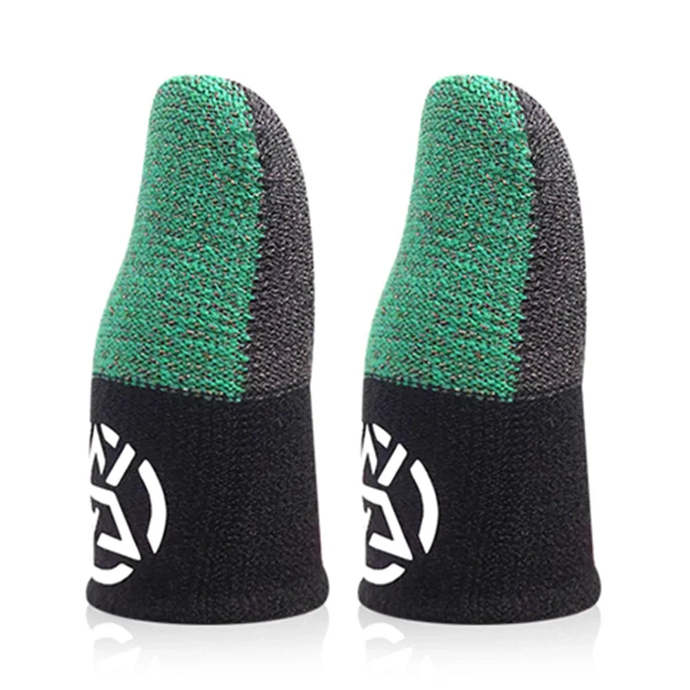 1-20 pares de guantes para el pulgar transpirables con funda para el dedo para móvil, a prueba de sudor, antideslizantes, controlador de pantalla táctil, cubierta para el dedo para juego PUBG