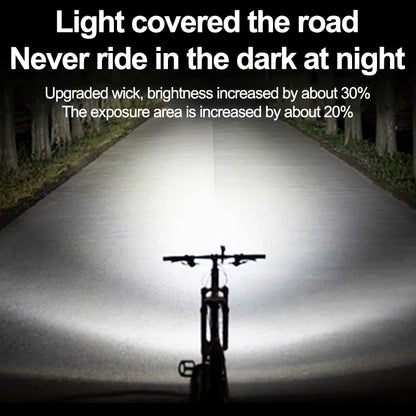 Luz de bicicleta recargable por USB: faro con detección de luz automática para conducción nocturna, linterna LED fuerte