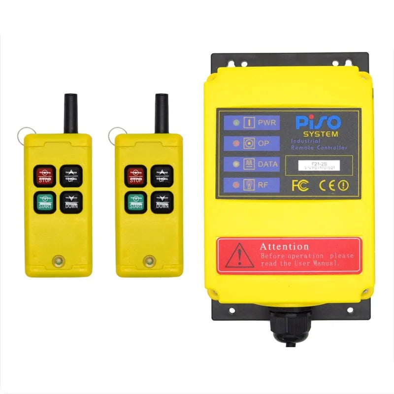 Polipasto eléctrico de bloque eléctrico, control remoto inalámbrico para elevador/grúa/motor de bobinado, 24V, 36V, 220V, 380V, transmisor (IP64), 1 unidad