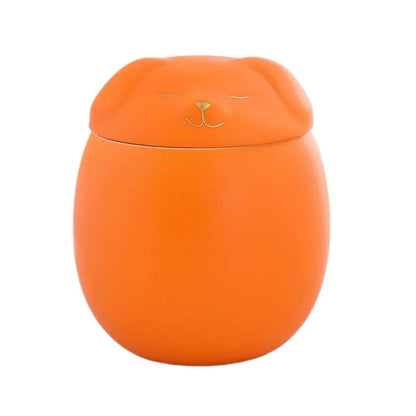 Urna funeraria de cerámica para mascotas, bonita caja de almacenamiento de cenizas de 200ml, tarro sellado a prueba de humedad, urnas de cremación para perros y gatos, suministros para perros