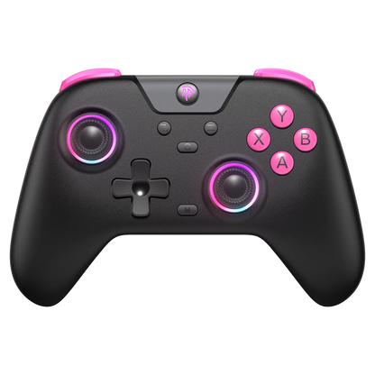 EasySMX X05 Gamepad inalámbrico Controlador de juegos Bluetooth Compatible con PC/teléfono/interruptor/Gamer de vapor, luz RGB, efecto Hall