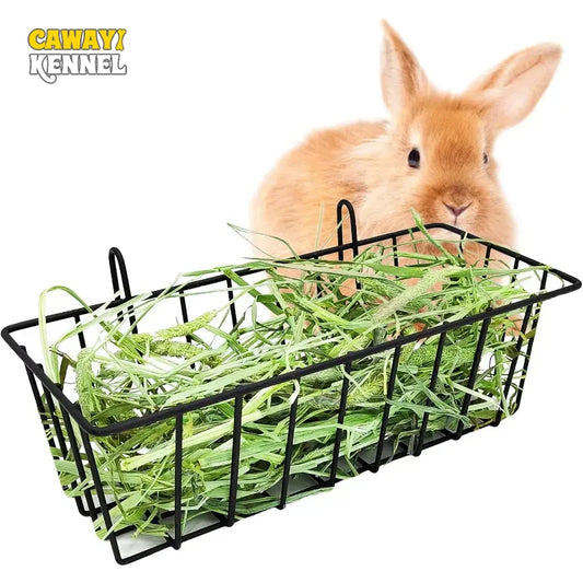 Cesta de comida para conejos, estante para césped, marco de hierba para conejos, alimentador de heno, marco de hierba de primavera para conejos, estante para cuencos de heno, contenedor de comida para mascotas