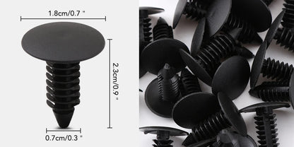 Para Opel astra h j g insignia Seat leon ibiza Jaguar 50/100 Uds sujetador de coche mixto parachoques de puerta de coche Clips de remache de guardabarros