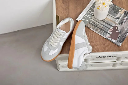 AIYUQI, zapatillas de deporte para mujer, novedad de 2025, zapatos de entrenamiento moral de cuero genuino para mujer, zapatos planos informales de primavera para mujer