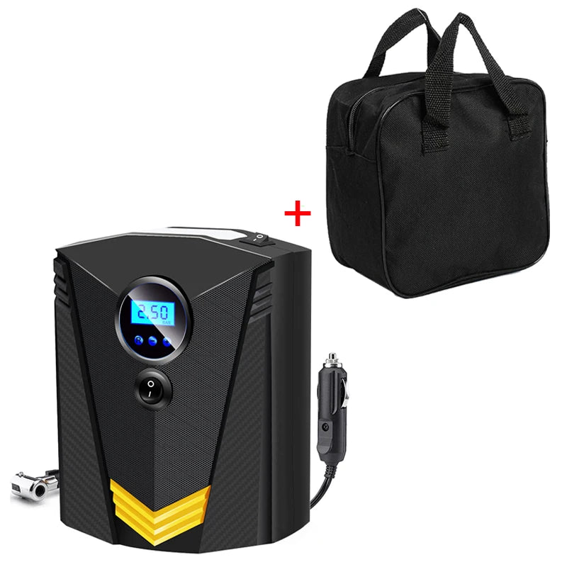 Inflador de neumáticos Digital DC 12 voltios bomba de compresor de aire portátil para coche 150 PSI compresor de aire para coche motocicletas bicicletas