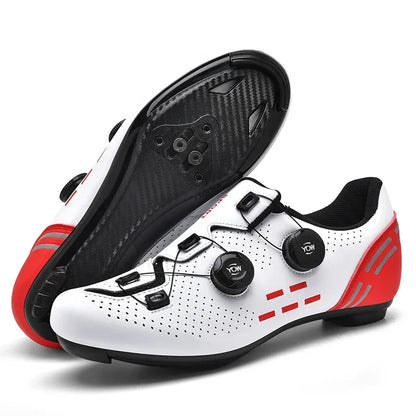 Nuevas zapatillas de ciclismo para hombre, zapatillas de ciclismo de carretera unisex, zapatillas antideslizantes para bicicleta de montaña, carreras, al aire libre, zapatillas de bicicleta de montaña para mujer