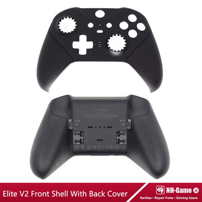 Kit de carcasa de repuesto para controlador Xbox Elite Series 2, funda frontal trasera LB RB, empuñaduras de botón de parachoques, bolsa de transporte