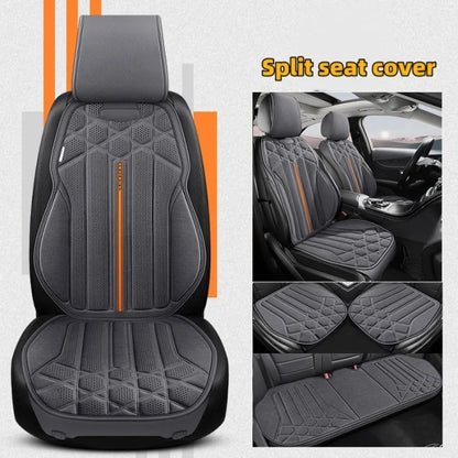 Funda transpirable para asiento de coche, cojín de soporte para asiento frontal de gamuza suave, estilo chaleco de moda, protección para asiento de coche, accesorios interiores