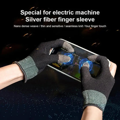 1/3/5 juegos de guantes con funda para el pulgar, accesorios sensibles a prueba de sudor para jugadores, guantes para yemas de los dedos con pantalla táctil, cubierta transpirable