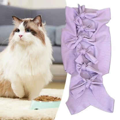 Traje de recuperación quirúrgica para gatos, traje quirúrgico transpirable para gatos, mono para prevención de heridas lamer, mascota interior neutra para el hogar