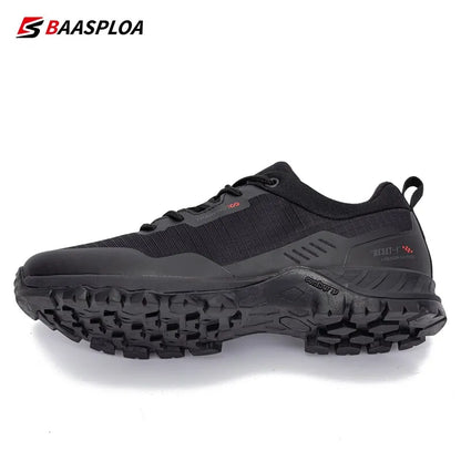 Baasploa, nuevos zapatos antideslizantes resistentes al desgaste para senderismo para hombre, zapatos de viaje impermeables a la moda para exteriores, zapatillas cómodas para hombre