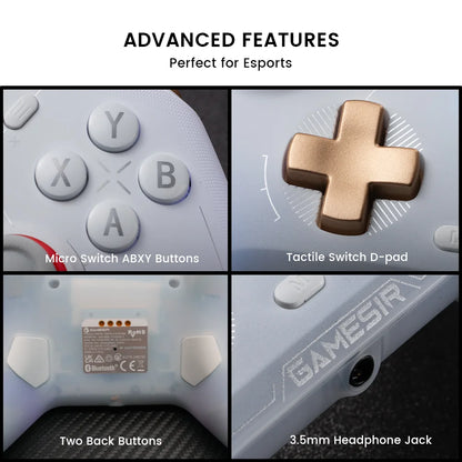 Controlador inalámbrico GameSir Cyclone 2 para Nintendo Switch 2 / iPhone / Android, Gamepad Bluetooth con disparadores de efecto Hall
