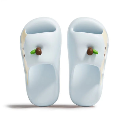 Zapatillas de manzanas Ins, novedad, zapatos divertidos de verano para mujer, 45 zapatillas de EVA inodoro para mujer, chanclas de frutas para mujer, zapatilla de playa para el hogar