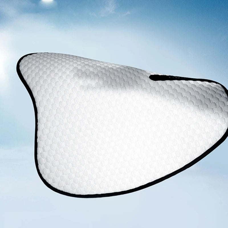 Funda Universal para asiento de coche, fundas de asiento transpirables de seda helada para las cuatro estaciones, funda protectora para asientos frescos, accesorios para coches