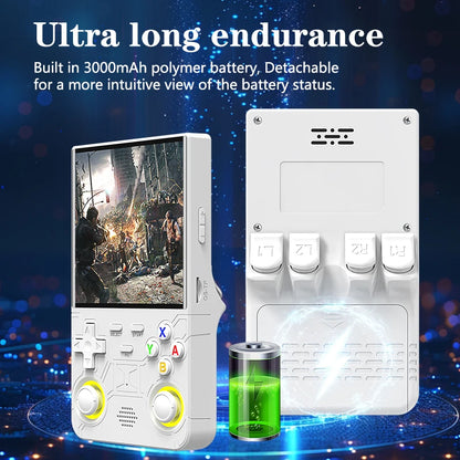 Nueva consola de juegos portátil ultra retro R36, sistema Linux de código abierto de 4,0 pulgadas, reproductor de vídeo portátil de 128GB, consola de juegos portátil