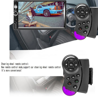 Podofo 2 din Radio de coche 7 "HD Autoradio reproductor Multimedia 2DIN pantalla táctil Auto audio estéreo de coche MP5 Bluetooth USB TF FM cámara