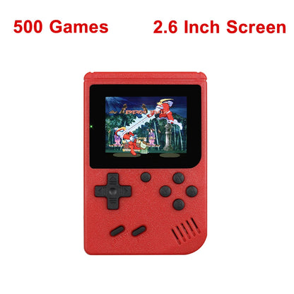 Mini consola de videojuegos Retro portátil, reproductor de juegos portátil de 8 bits, 500 juegos integrados, salida AV, consola de juegos, videojuego Gameboy