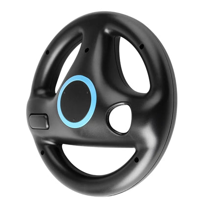 Volante de carreras de juegos de plástico de 3 colores para mando a distancia de Nintendo Wii, volante de carreras para controlador de juegos de carreras de Wii Kart
