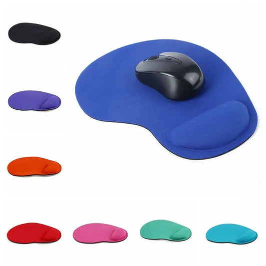 Alfombrilla de ratón ergonómica para reposamuñecas, soporte cómodo para la muñeca, antideslizante, suave, para PC, ordenador portátil