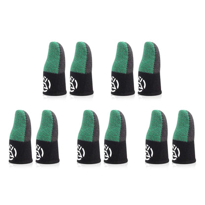1-20 pares de guantes para el pulgar transpirables con funda para el dedo para móvil, a prueba de sudor, antideslizantes, controlador de pantalla táctil, cubierta para el dedo para juego PUBG