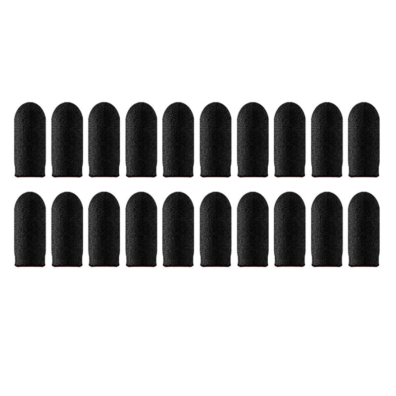 40 Uds juego móvil guantes para la yema del dedo a prueba de sudor antideslizante pantalla táctil funda para el dedo transpirable cubierta para la yema del dedo del juego para jugadores